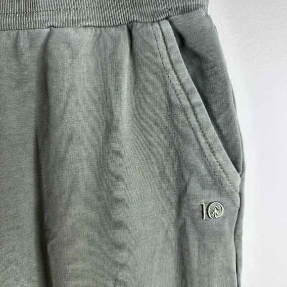 Tentree Wide Leg Pants Women’s Medium Green Organic Cotton Athleisure Yoga Soft - Picture 5 of 13